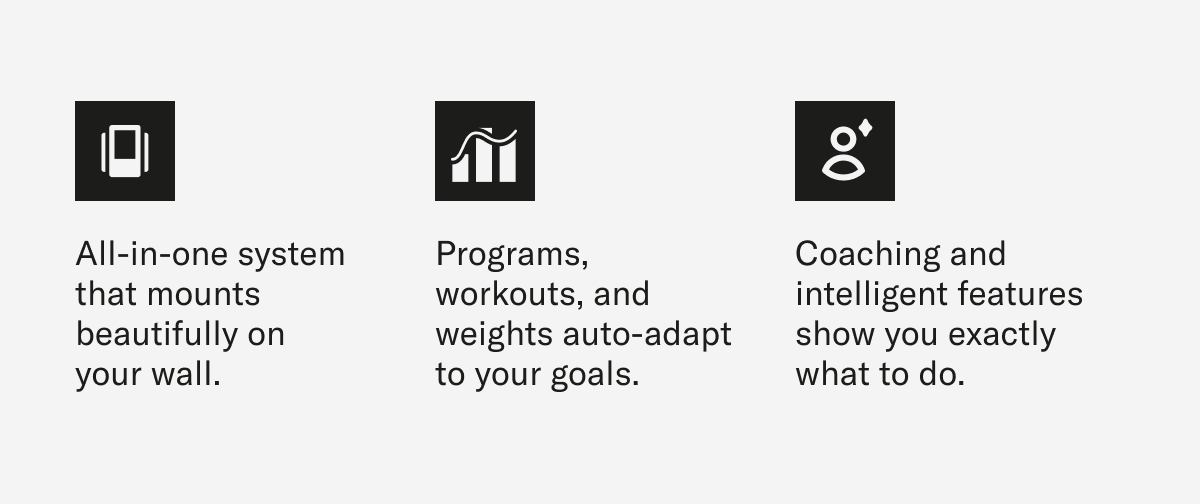 All-in-one system auto-adapt programs coaching features