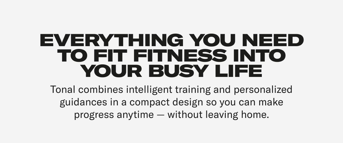 Everything you need to fit fitness into your busy life