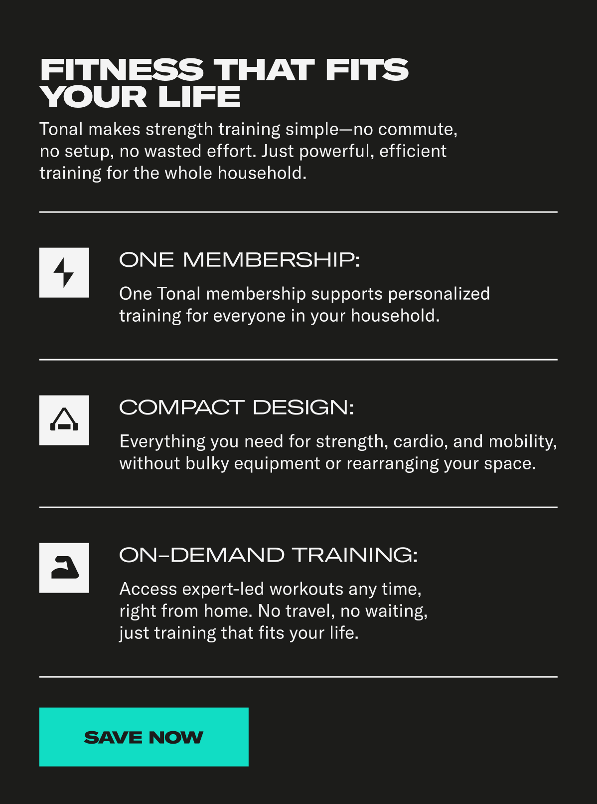 Fitness that fits your life. Save Now