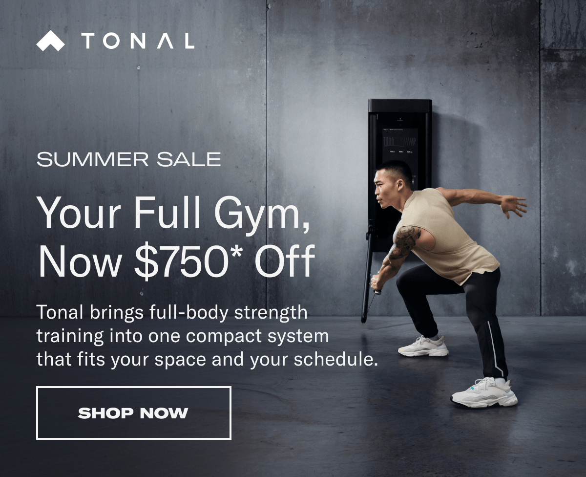 Summer sale. Your full gym now $750* Off. Shop Now