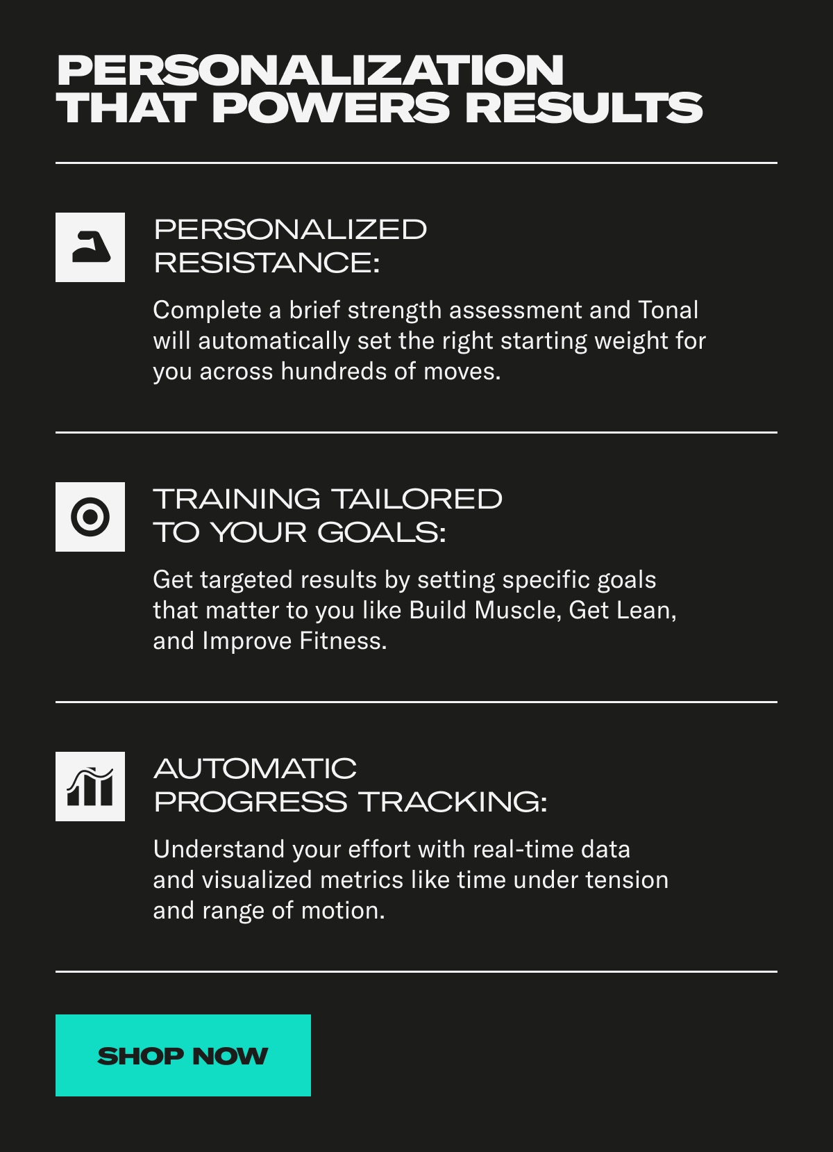 Personalization that powers results