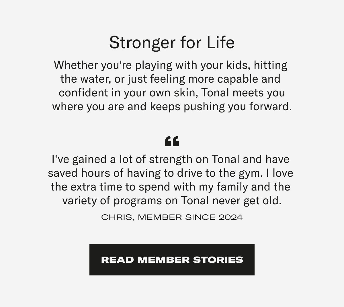 Read member stories