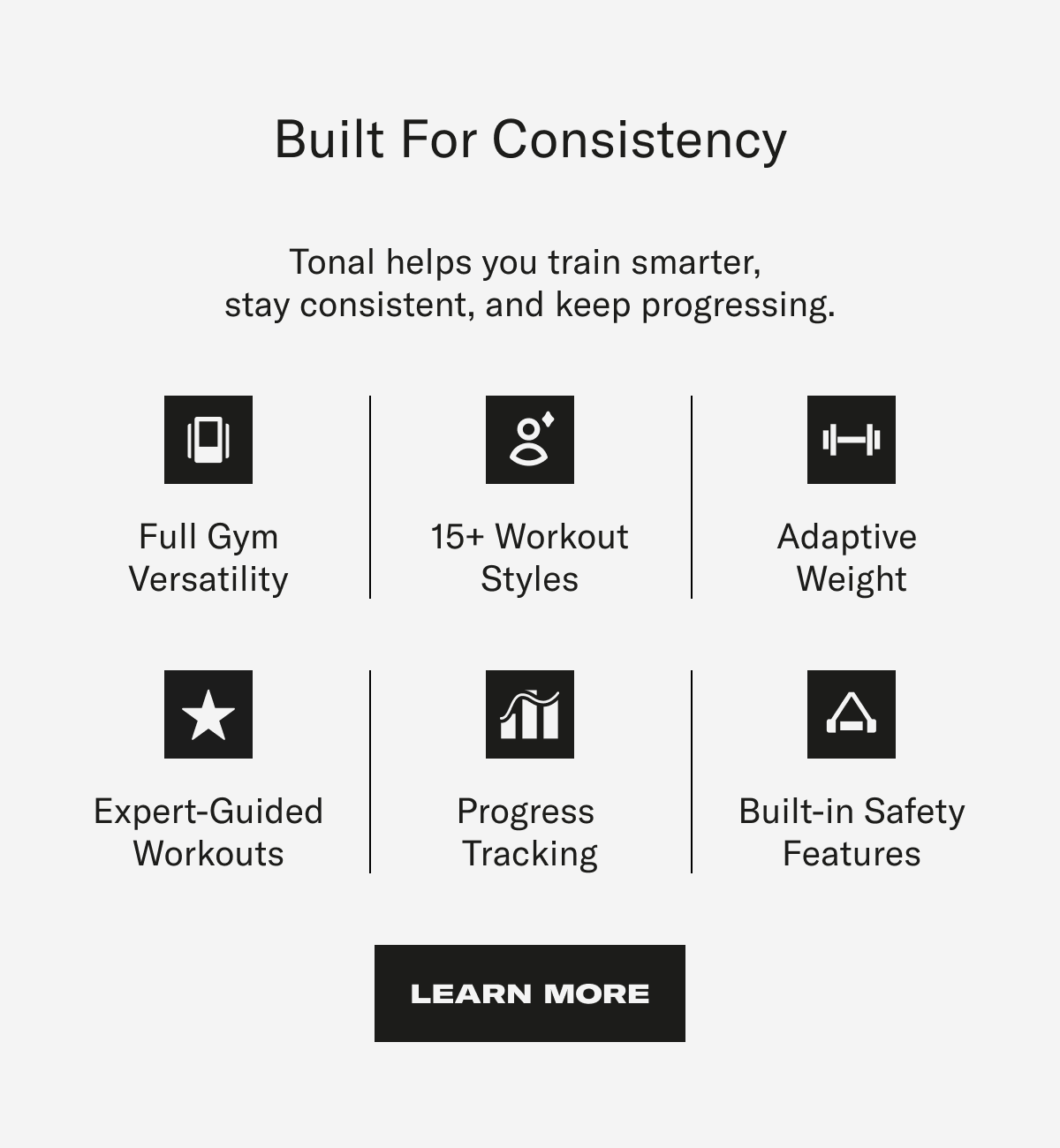 Built for consistency