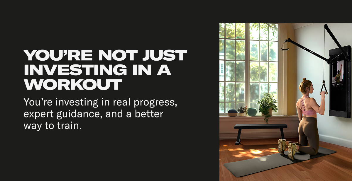 You're not just investing in a workout You're not just investing in a workout