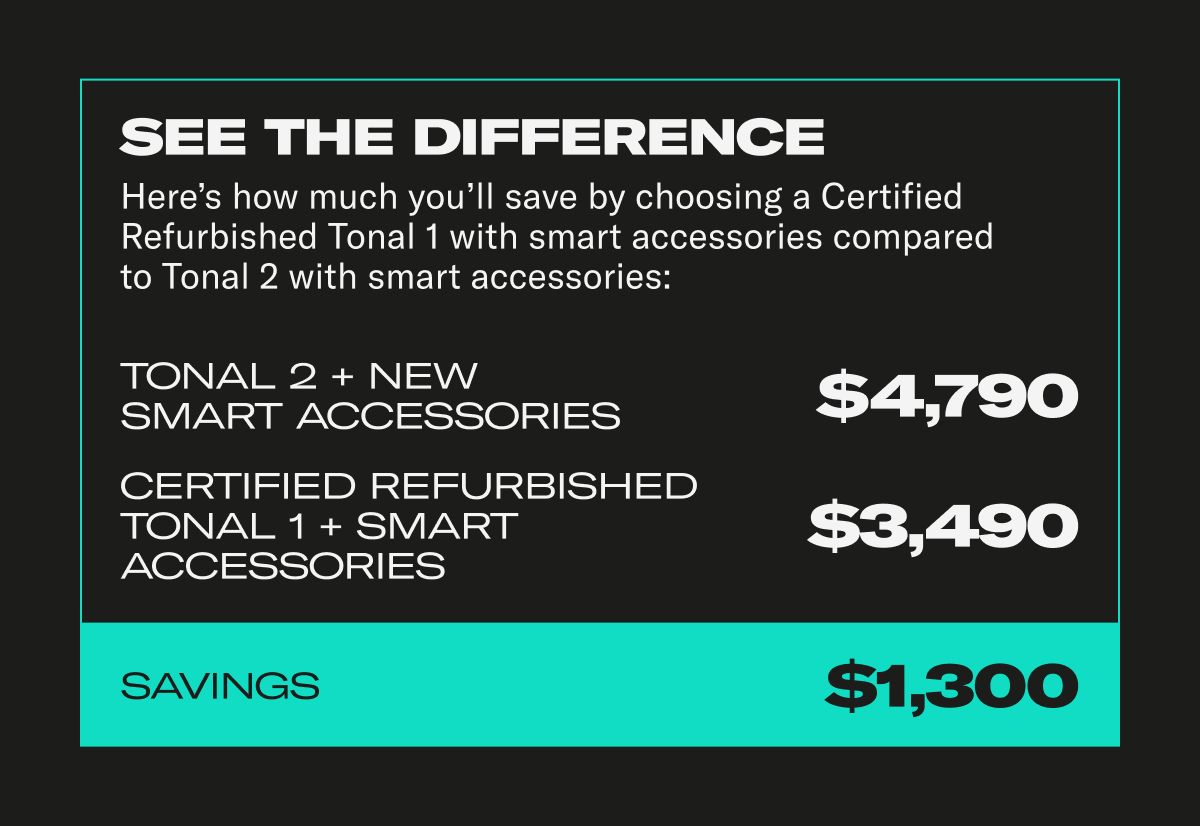 Savings of $1,300 Savings of $1,300