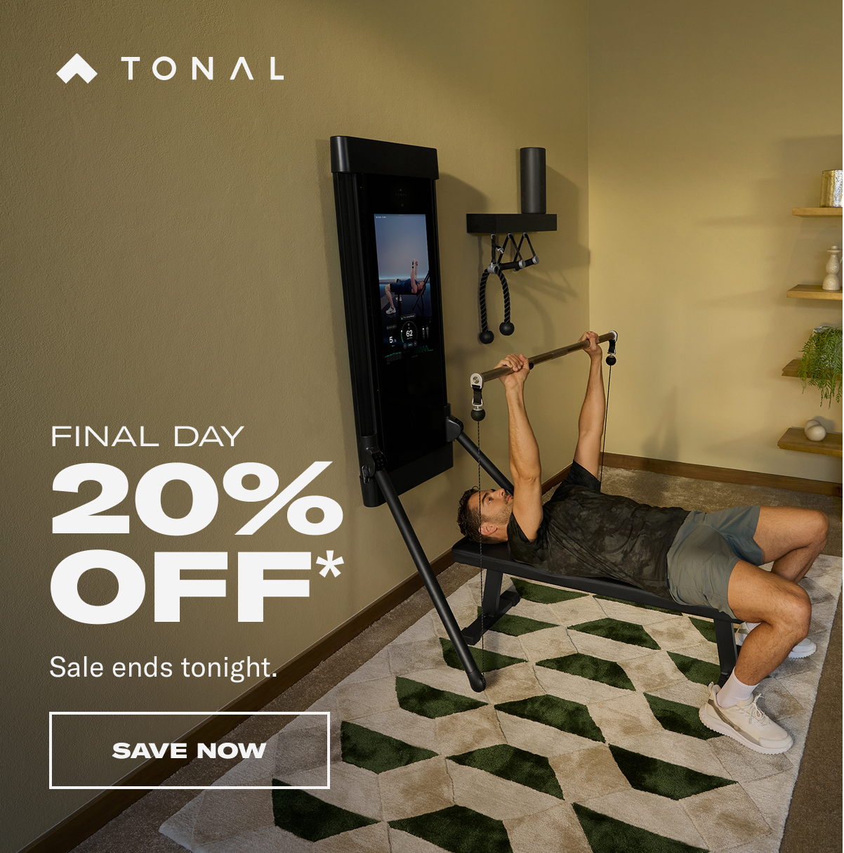 final day 20% OFF. Save now