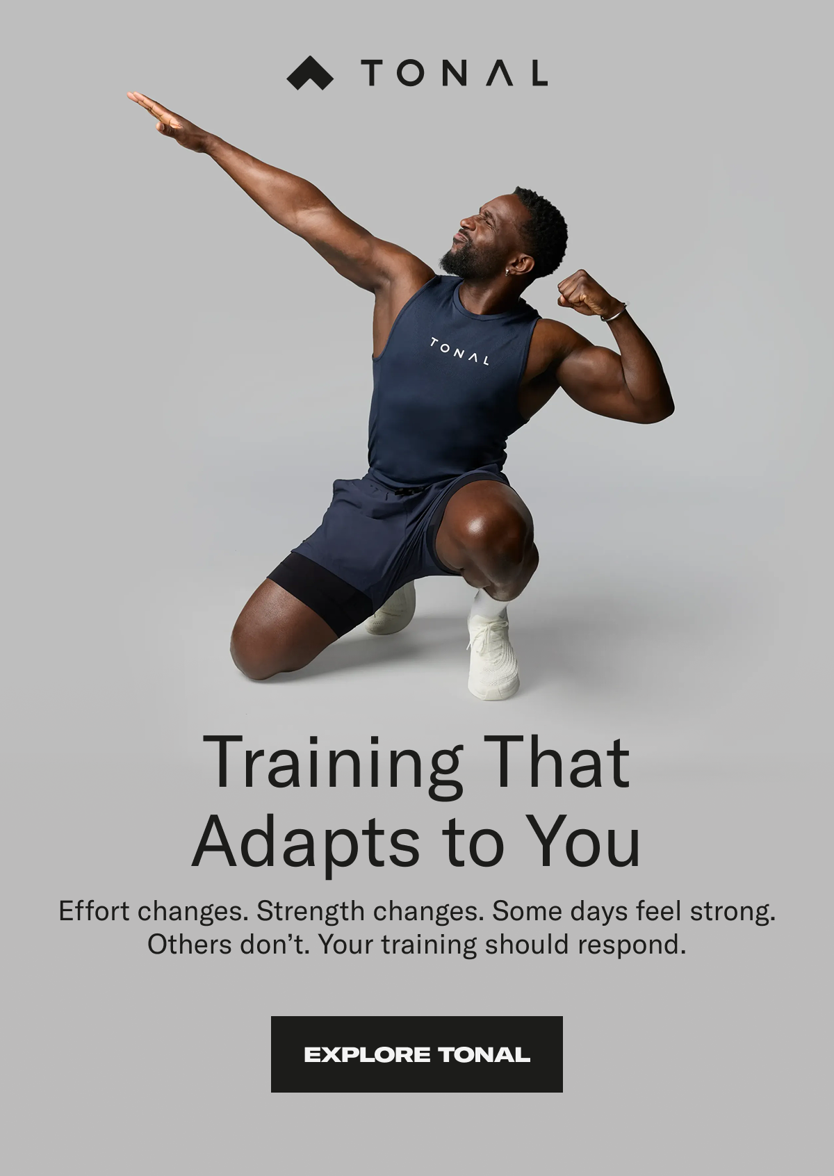 Training that adapts to you. Explore Tonal