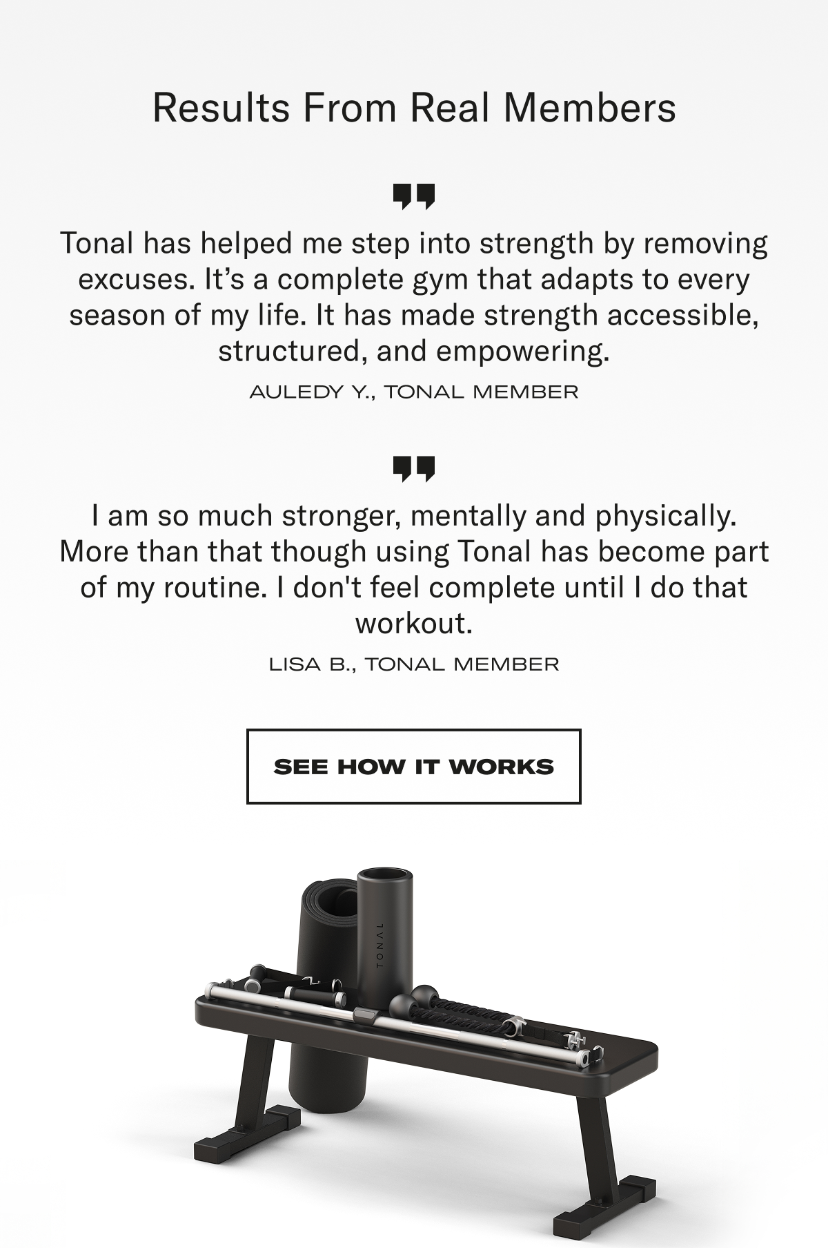 Results from real members. See how it works
