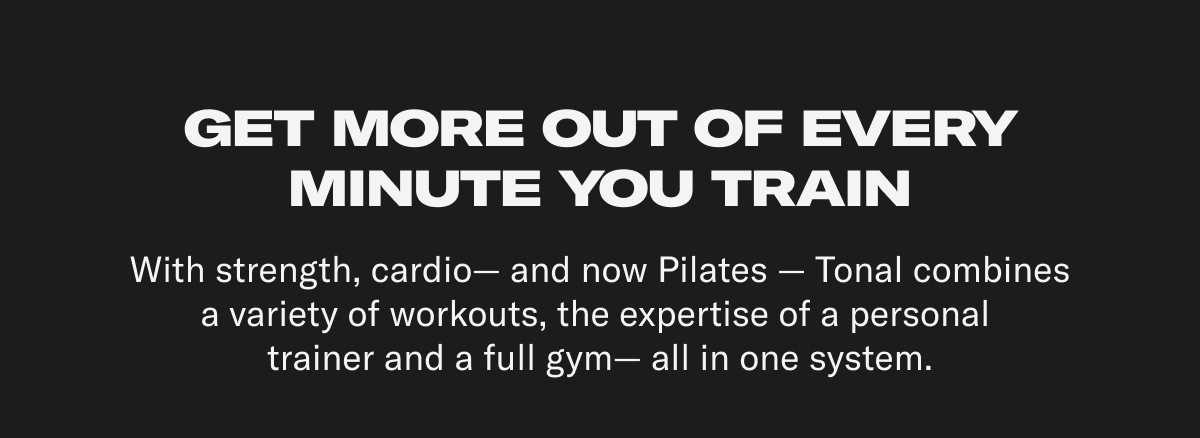 Get more out of every minute you train