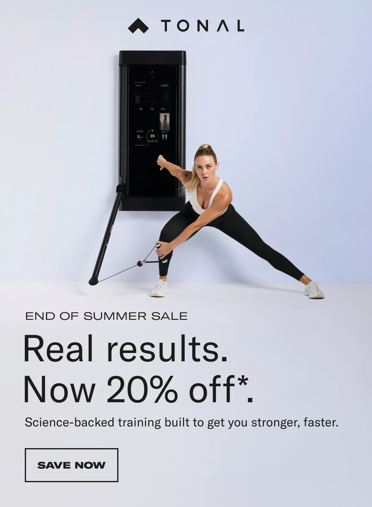 End of summer sale Real results 20% off