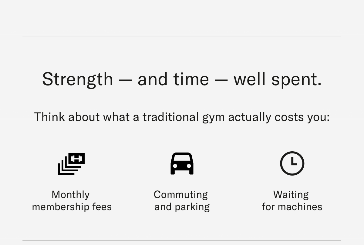 Strength and time well spent gym costs