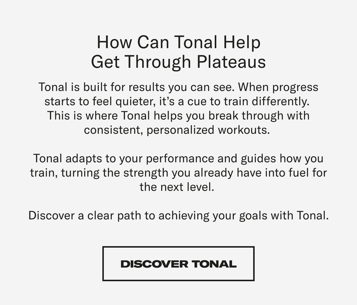 Discover Tonal