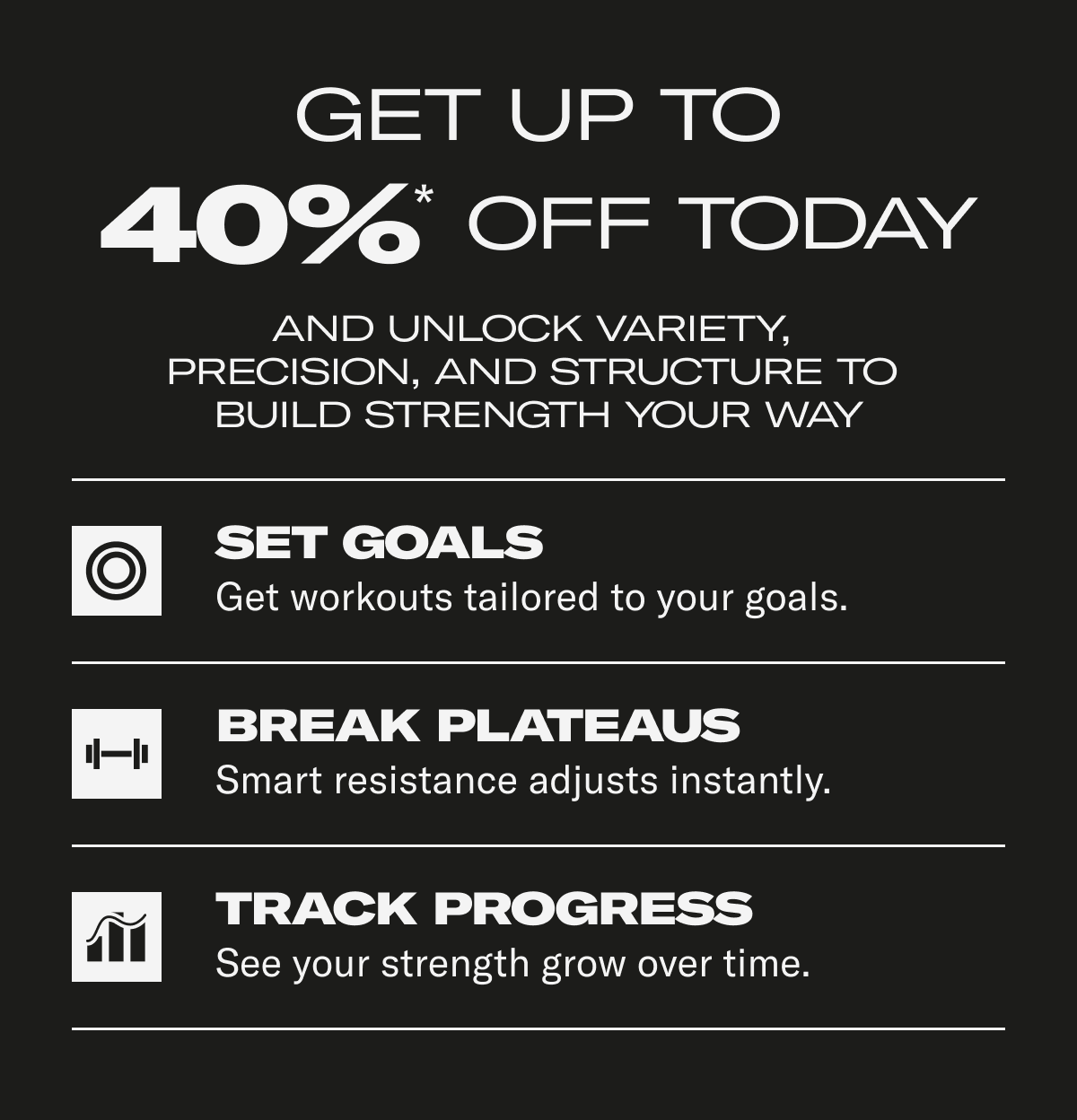 Get up to 40% off Today