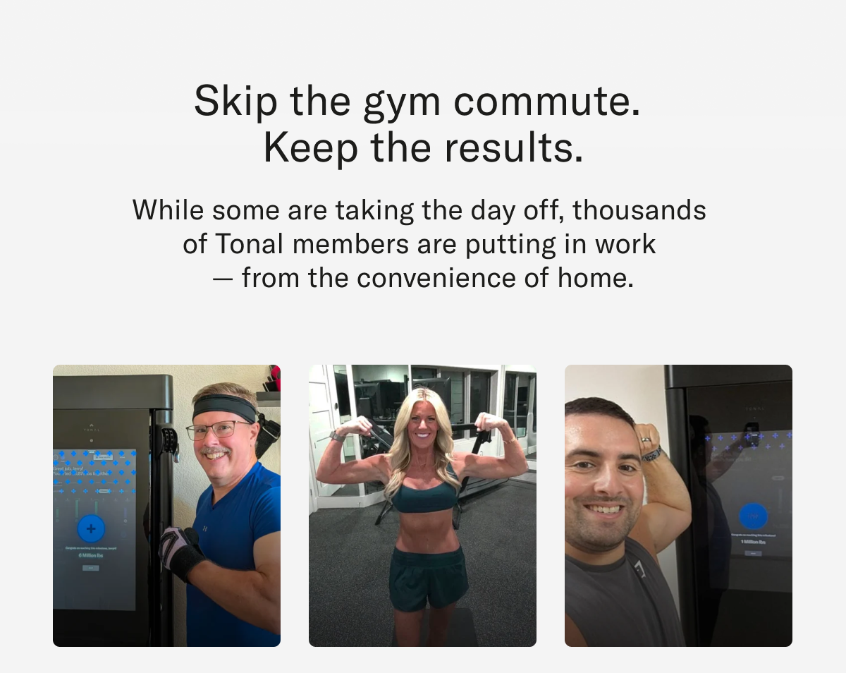 Skip the gym commute keep the results members