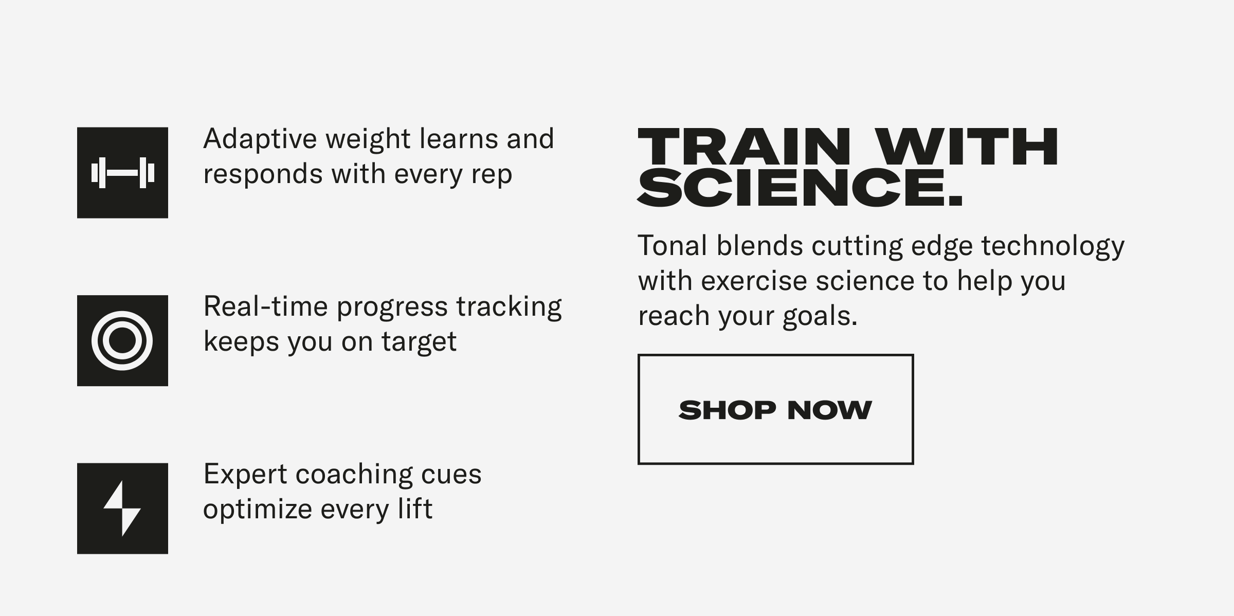 Train with science. Shop Now