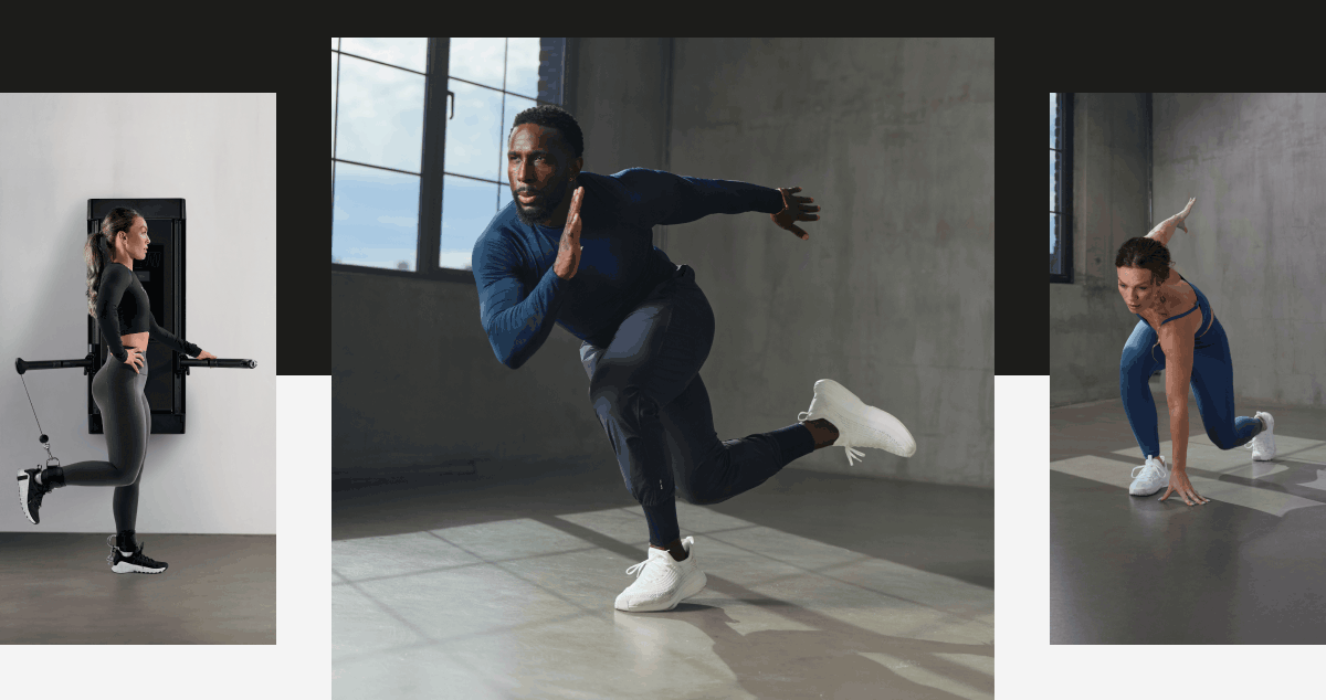 People working out with Tonal 2