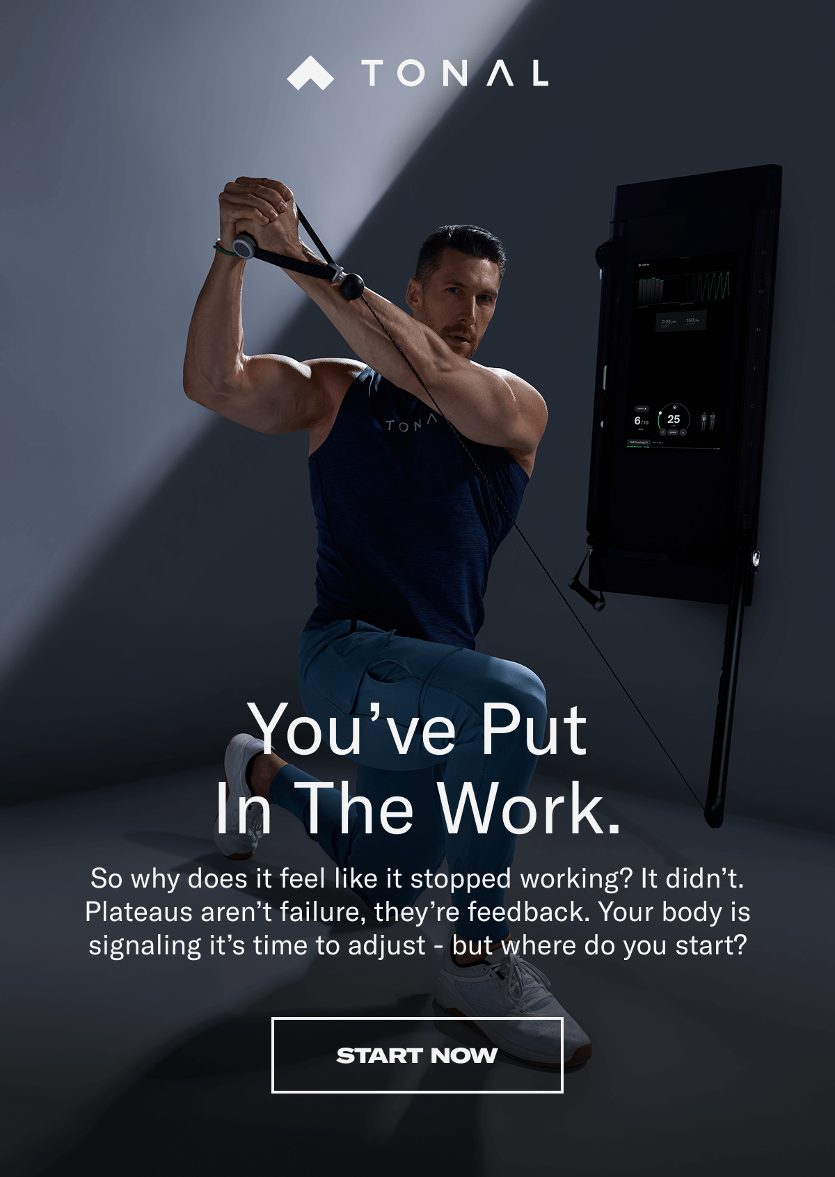 Your progress slowed.