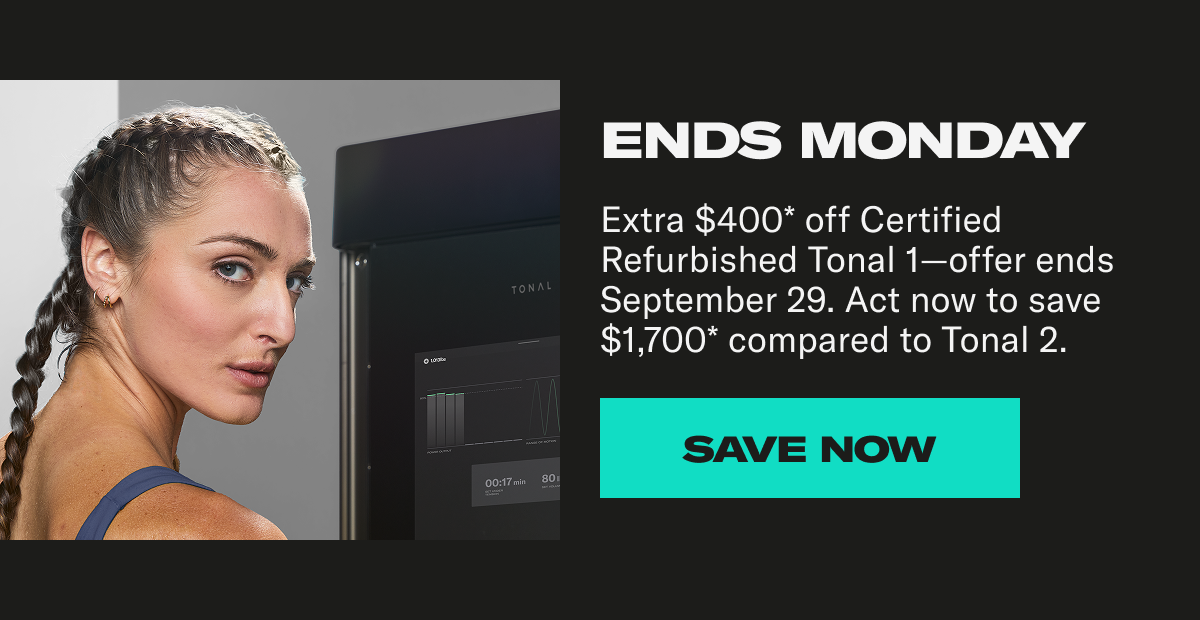 ENDS MONDAY. SAVE NOW