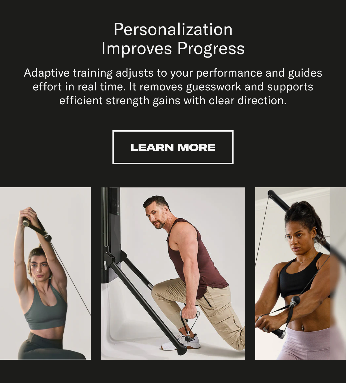 Personalization Improves Progress. Learn More