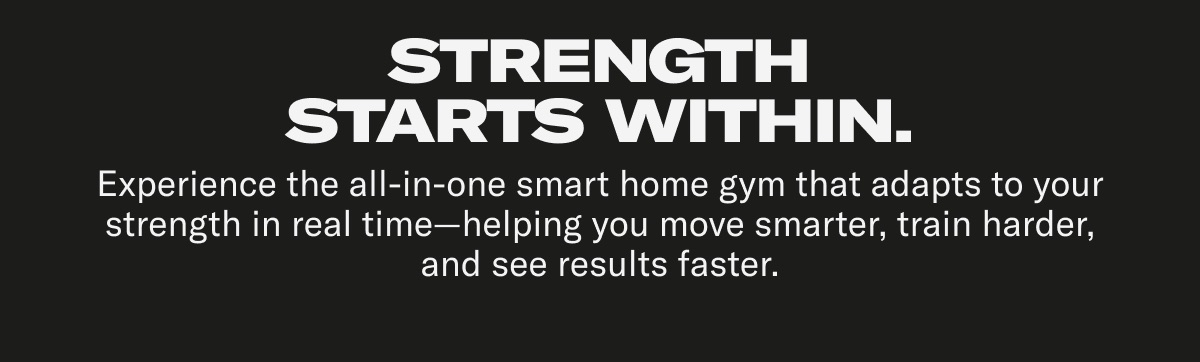 Strength Starts Within