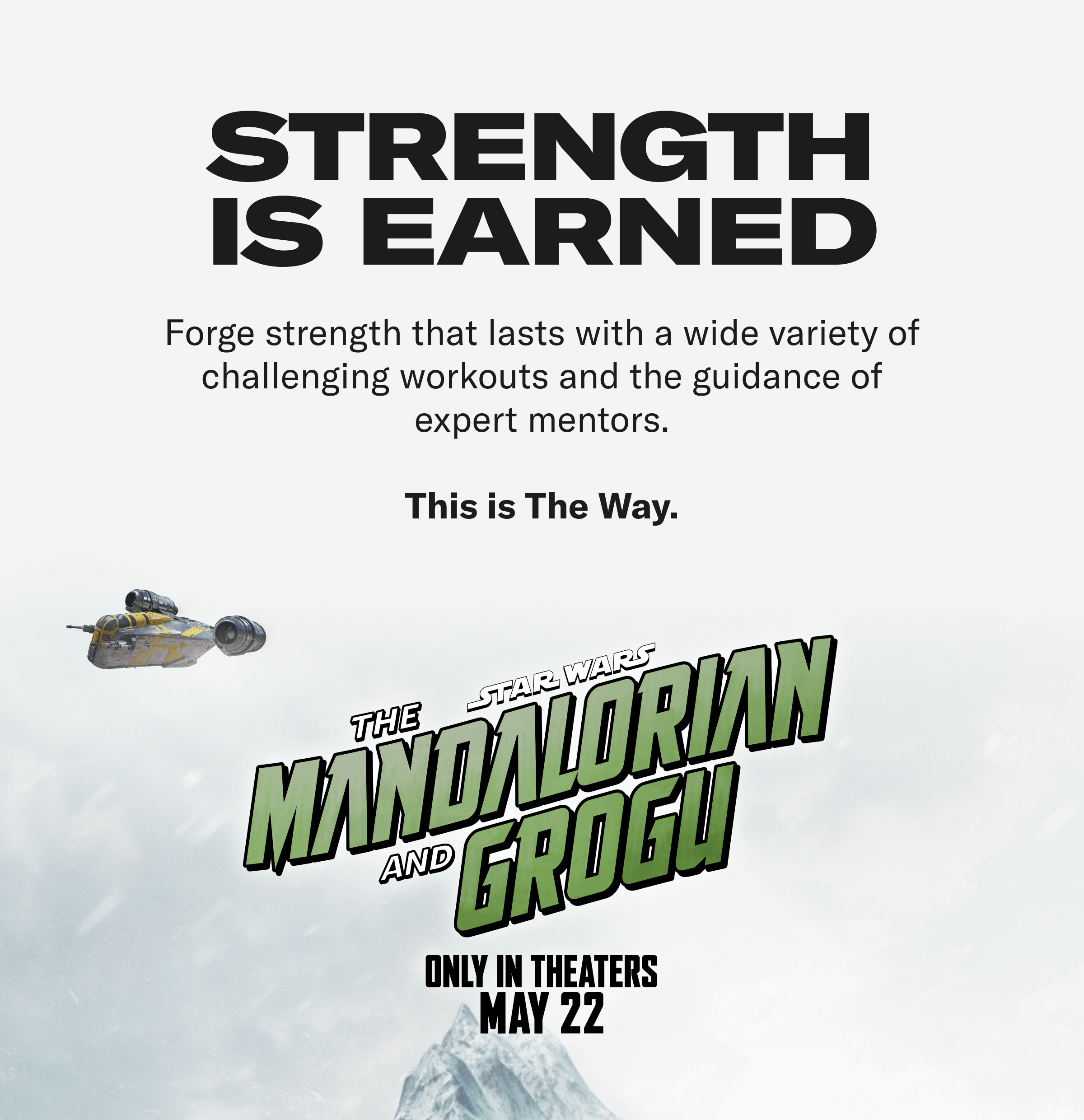 Strength is earned. Forge strength that lasts with a wide variety of challenging workouts and the guidance of expert mentors.