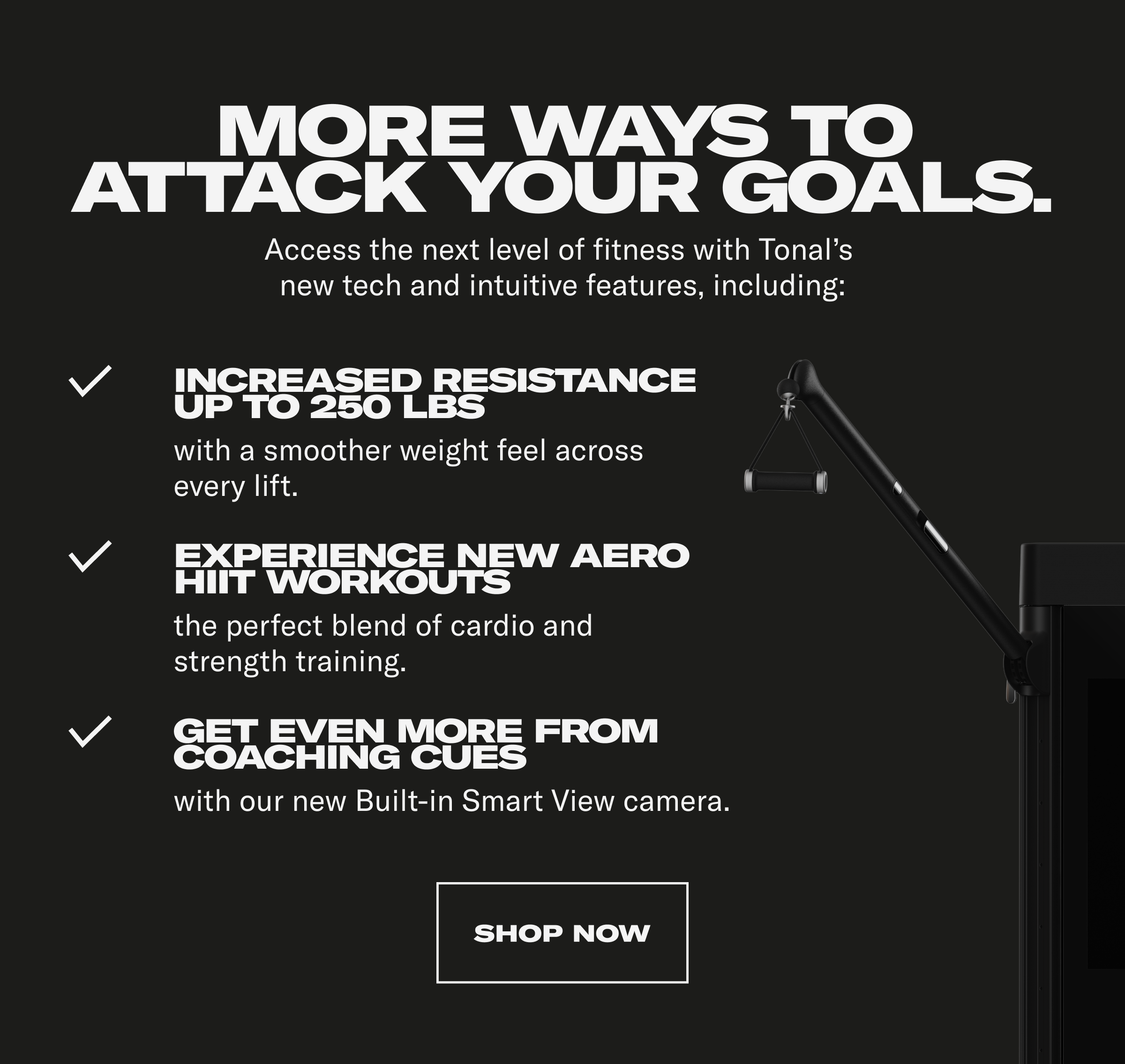 MORE WAYS TO ATTACK YOUR GOALS | SHOP NOW