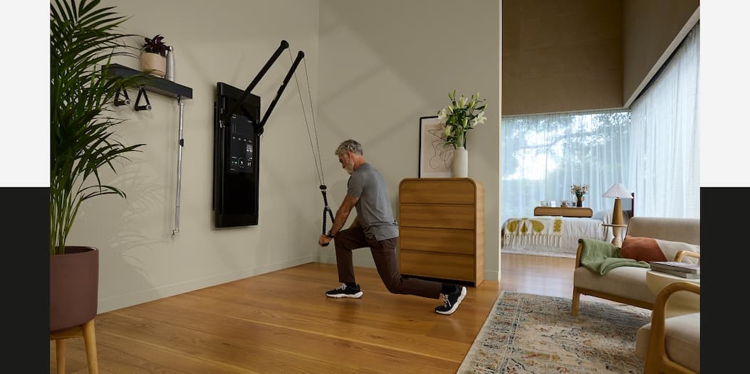 Unlock a whole fitness studio and personalized training in your home.