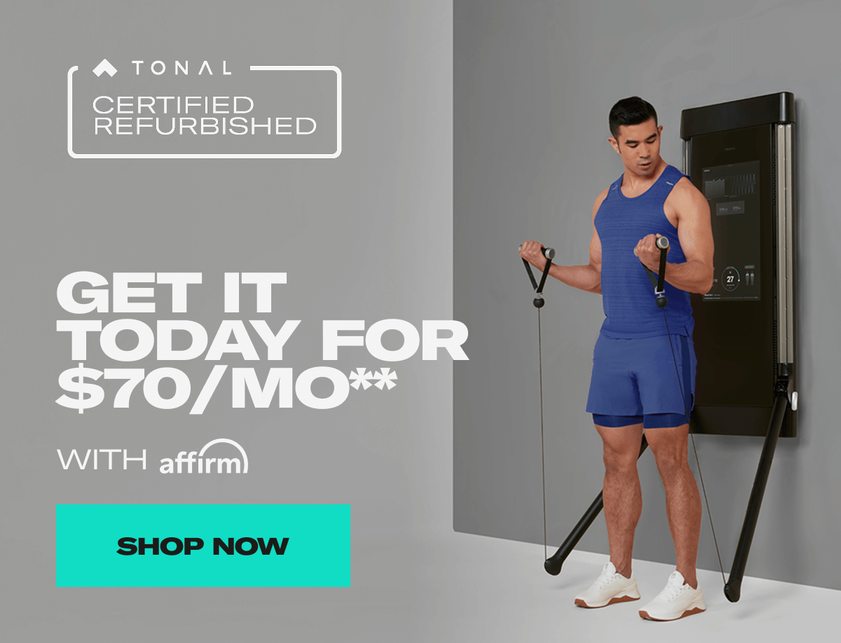 Get It Today For $70 a month with affirm