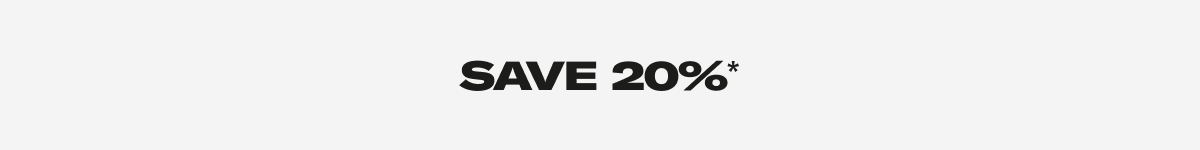 Final days. Save 20%