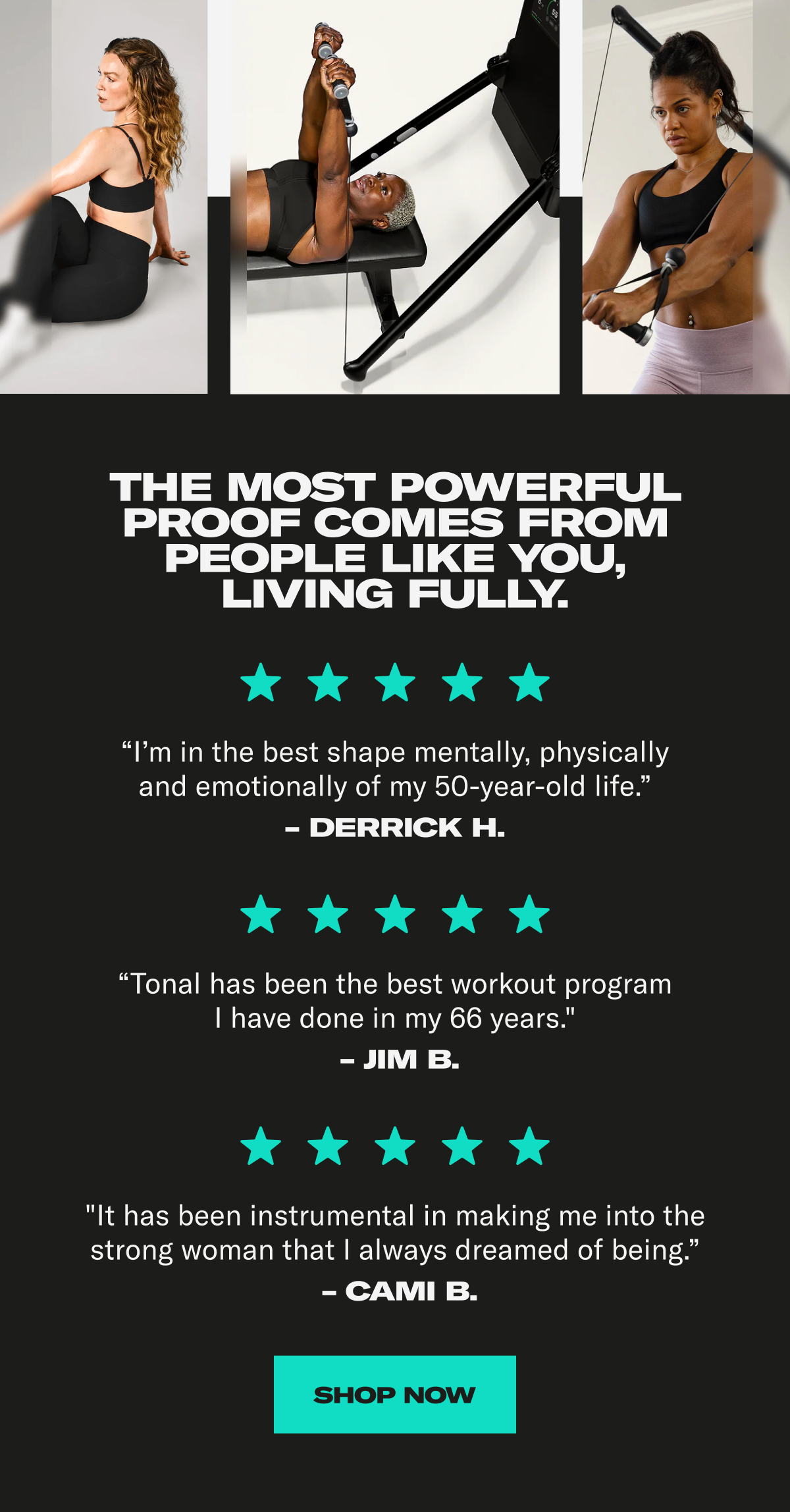 The most powerful proof comes. Shop Now