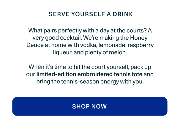 Shop embroidered Tennis Backpack Tote