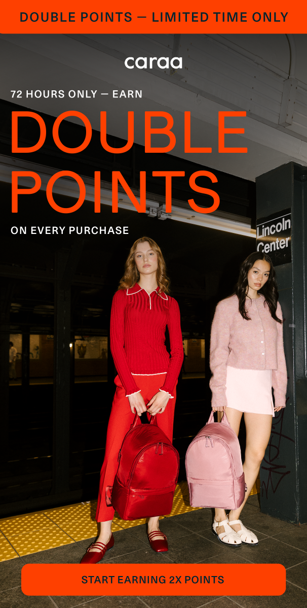 Earn double points on every purchase
