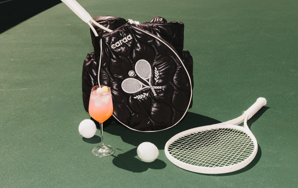 Shop embroidered Tennis Backpack Tote