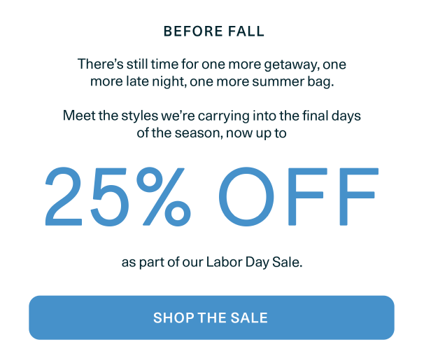 Shop the Labor Day Sale