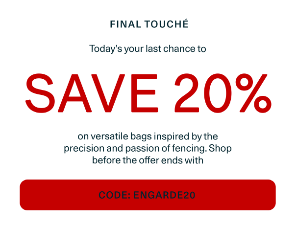 20% off Caraa x USA Fencing Collection with code: ENGARDE20