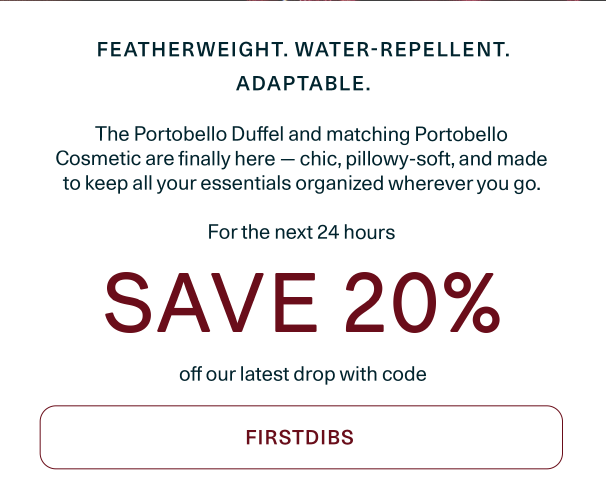 Shop the Portobello Duffel and Portobello Cosmetic