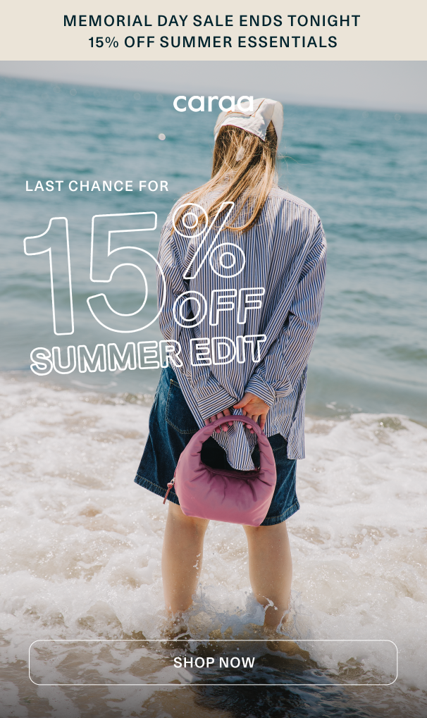 Shop the Summer Edit and enjoy 15% off with code WEEKENDER15.
