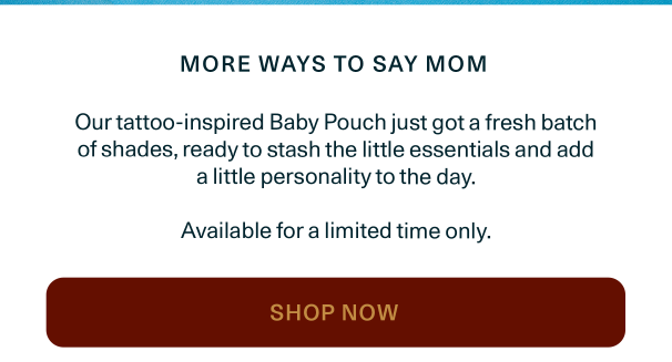 Shop Limited Edition Baby Pouch