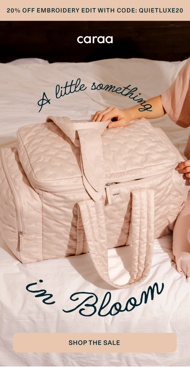 20% off the Embroidery Edit with code QUIETLUXE20