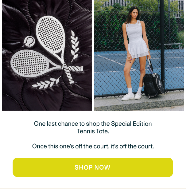 Shop embroidered Tennis Backpack Tote