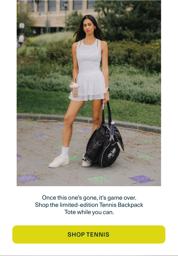 Shop embroidered Tennis Backpack Tote