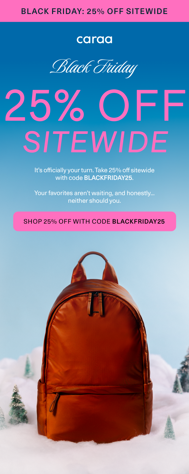 Shop 25% Off Sitewide with code BLACKFRIDAY25