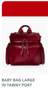 Baby Bag Large in Tawny Port