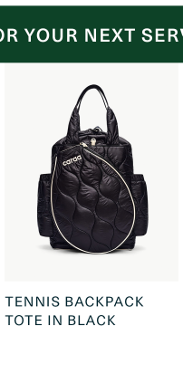 Black Tennis Backpack