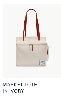 Market Tote in Ivory