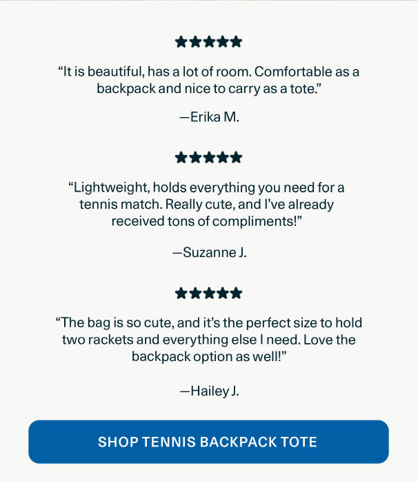 Shop the Tennis Backpack Tote