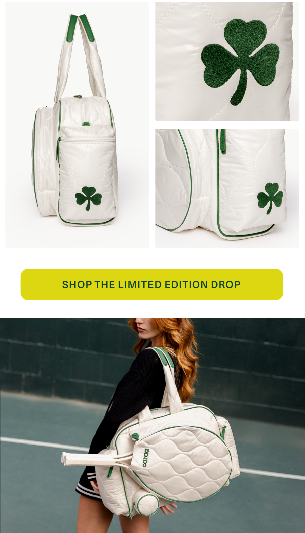 Lucky Match Shamrock Tennis Duffel