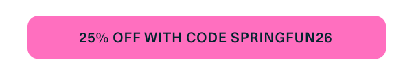 25% off travel edit with code SPRINGFUN26