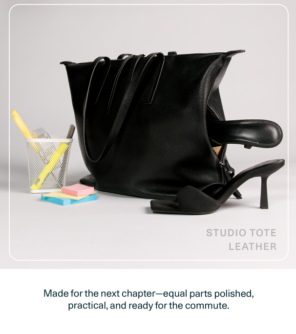 Shop the Studio Tote Leather