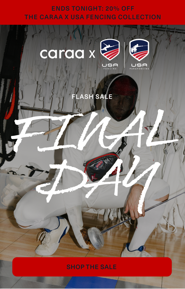 20% off Caraa x USA Fencing Collection with code: ENGARDE20